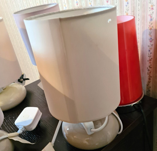 Ceramic table lamps brown - ceramic,