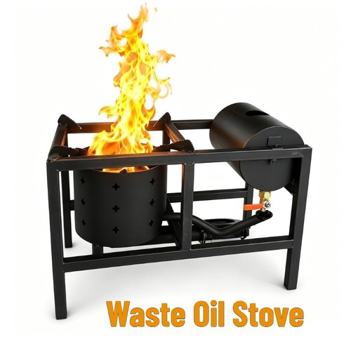 Waste oil burner hot heating - oil,