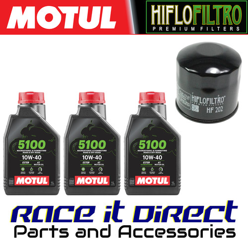Oil and filter for honda - and, vt500
