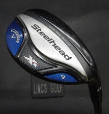 Callaway Steelhead XR 22° 4 Hybrid Stiff Graphite Shaft Black Grip