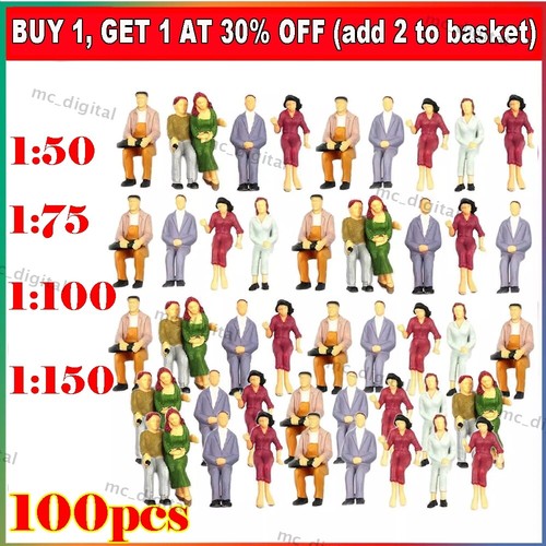 100x mixed painted model - 100x,