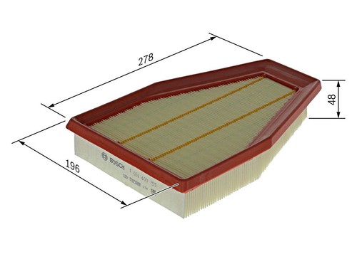 Air filter bosch fits - bosch,