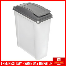 25L Clear Plastic Storage Bin