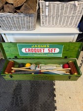 Vintage Jaques Croquet Set –
