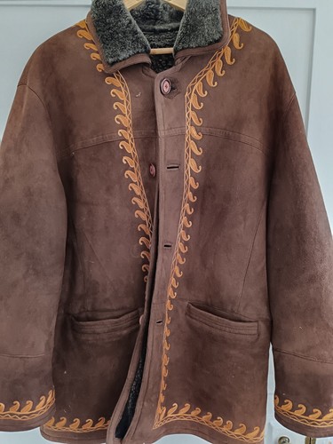 Mens afghan sheepskin suede - afghan,