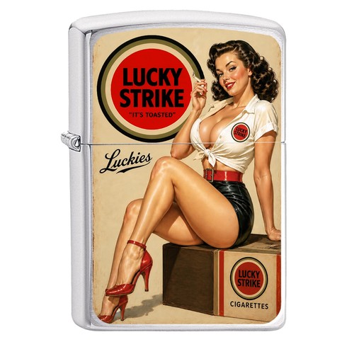 Zippo lucky strike anime - lucky,