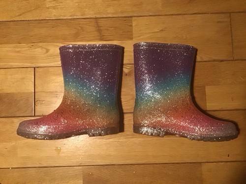 Next girls rubber boots - rubber,