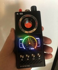 K68 Anti-Spy Scanner Detector RF Camera GSM Audio Bug Finder Signal Tracker NEW