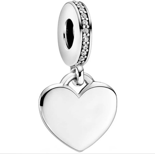 Pandora engravable heart tag - pandora,