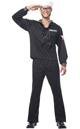 Sailor deluxe navy adult - deluxe, mens