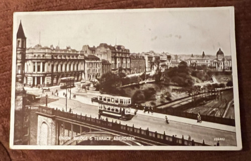 Antique postcard aberdeen - antique,