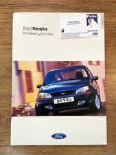 2001 FORD FIESTA Sales Brochure - Ghia Zetec S LX Freestyle Flight Encore MINT!