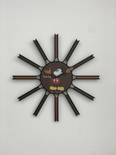 Seiko x Disney Wall Clock Starburst Sunburst Mid Century Style