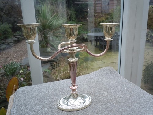 Vintage silver plated - vintage, 3-arm