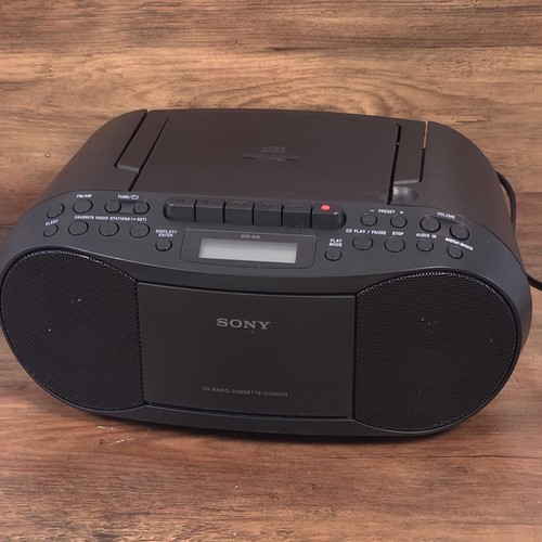 Sony cfd s70 boombox tape - cd,