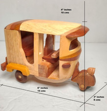 Tuk Tuk Wooden Three Wheel Toy