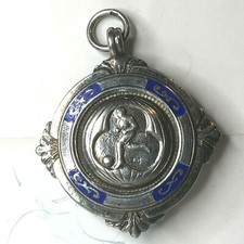 Solid silver  Football Medal