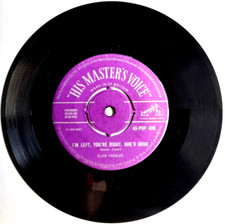 NM/NM Elvis Presley 1956 HMV 7