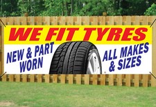 TYRE SALE SIGN BANNER OUTDOOR