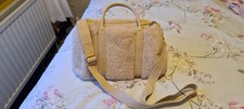 TK MAX  Fur Handbag, Beige