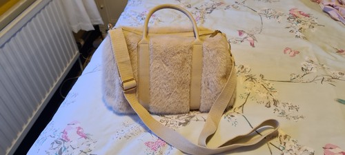 Max fur handbag - tk, beige