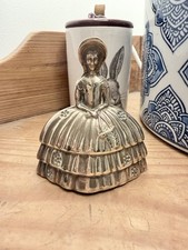 Vintage Brass Victorian Lady