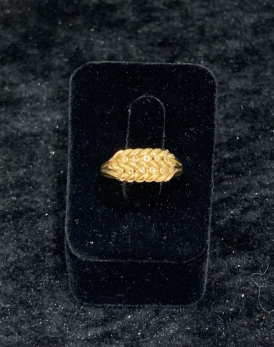 18ct yellow gold two row