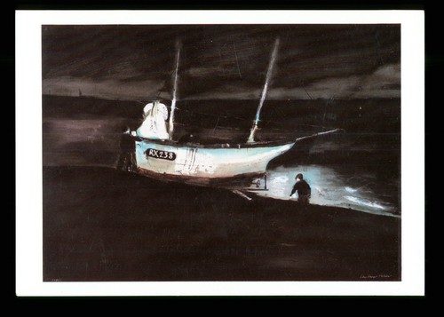 Unused modern art card - unused, john