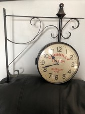 Double Sided Wall Clock On Bracket Connolly Station Dublin