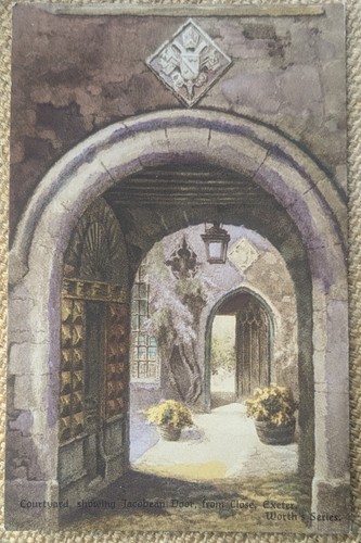 Exeter courtyard showing - exeter,
