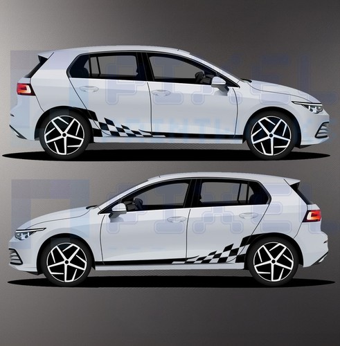Rear arch chequered - rear, side