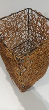 Rustic Rattan Wicker Lamp