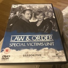 Law And Order Special Victims Unit Season Five.  Series 5 dvd boxset.  A3