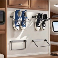 4x Pack! Foldable RV Shoe Rack