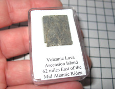 Ascension Island Mid Atlantic Ridge volcanic igneous lava rock slice #1
