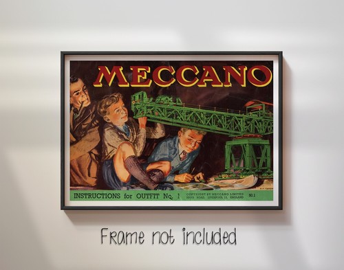 Meccano green crane - meccano,