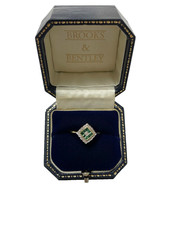 Emerald & Diamond Art Deco