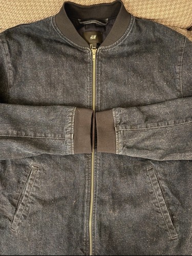 Men navy denim bomber - men’s,