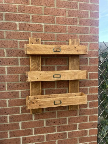 Wall wooden garden planter - wall,