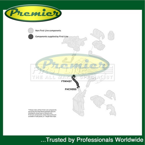 Premier turbo hose fits - premier,