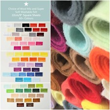 Craft felt wool mix and - felt, soft