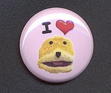 I LOVE FLAT ERIC Badge Button