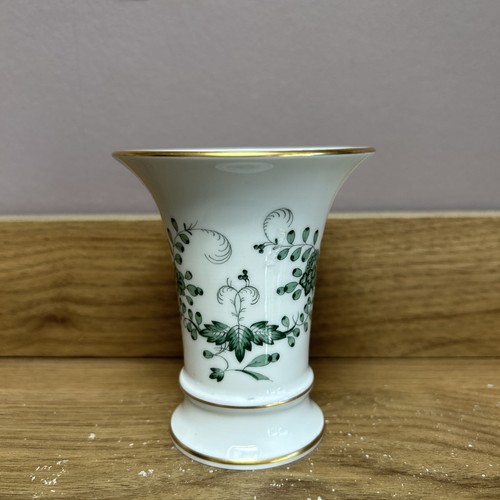 Meissen indian green vase - indian,