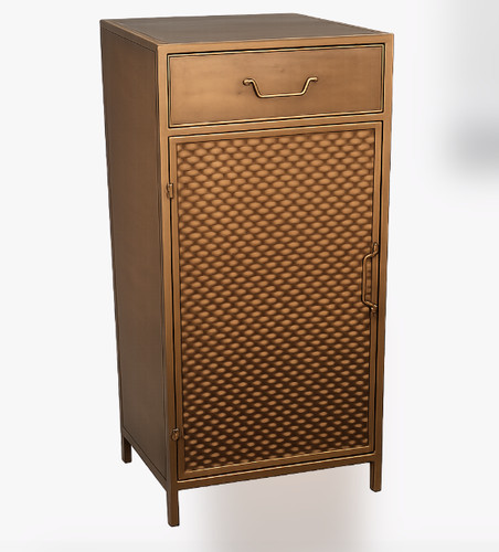 Copper metal bedside - metal,