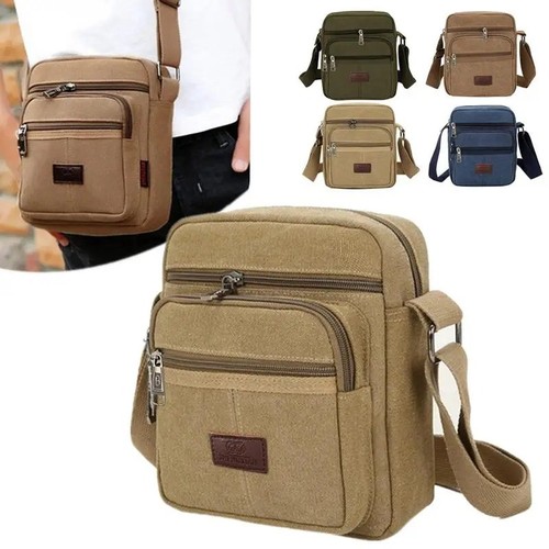 Men canvas messenger - men's, bag