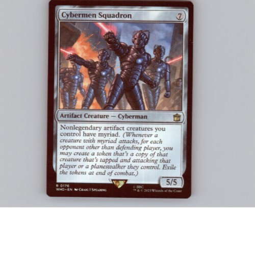 Mtg cybermen squadron free - mtg,