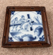 Antique Delft Ware Tile