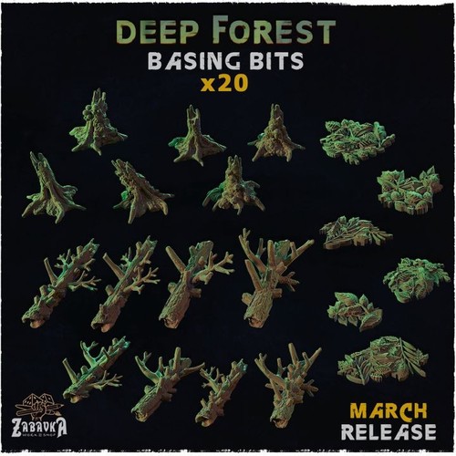 Forest trees basing decoration - trees,