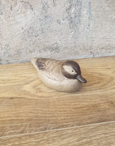 Poole pottery duck ornament - pottery,