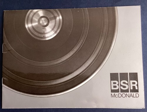 Bsr mcdonald turntables - hi-fi,